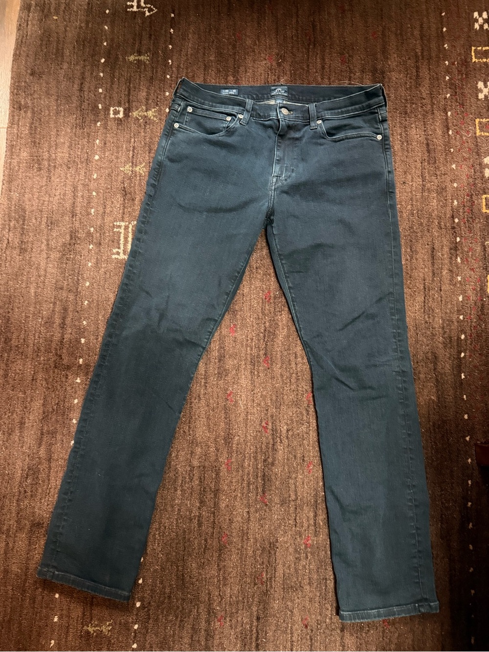 J. Crew Men's Slim Straight Dark Blue Jeans